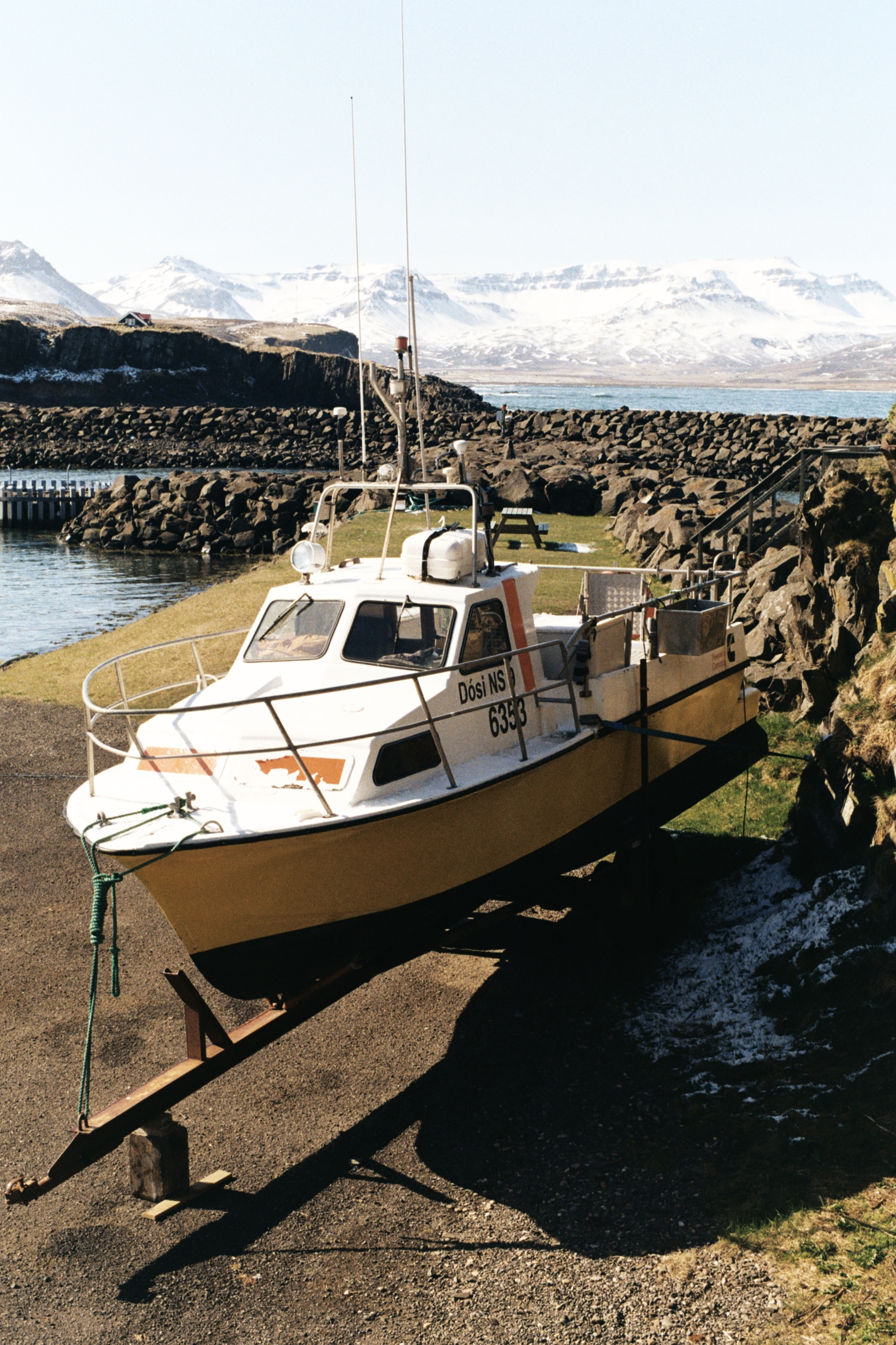 Fishing boat in the east of iceland
