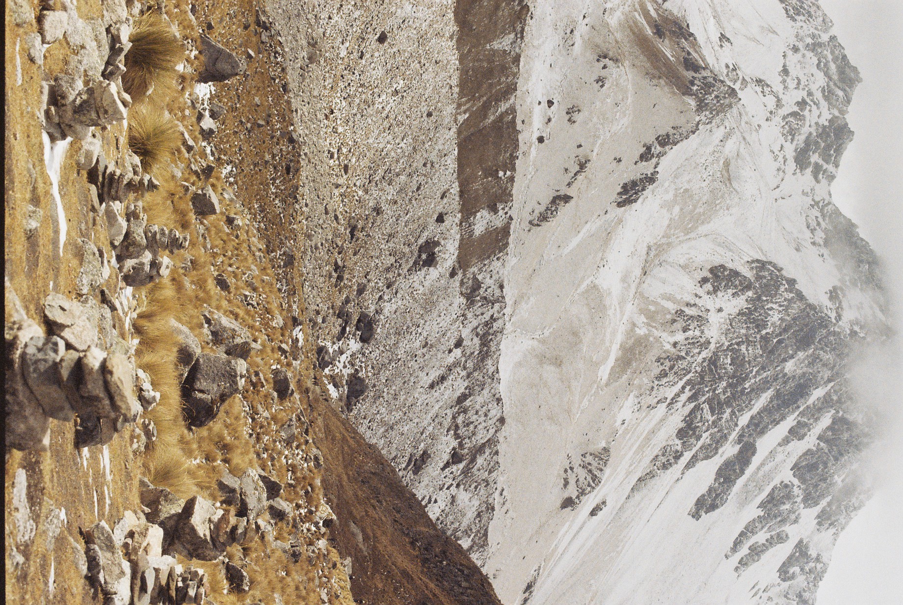 Stone stacks on Salkanty Pass, Peru