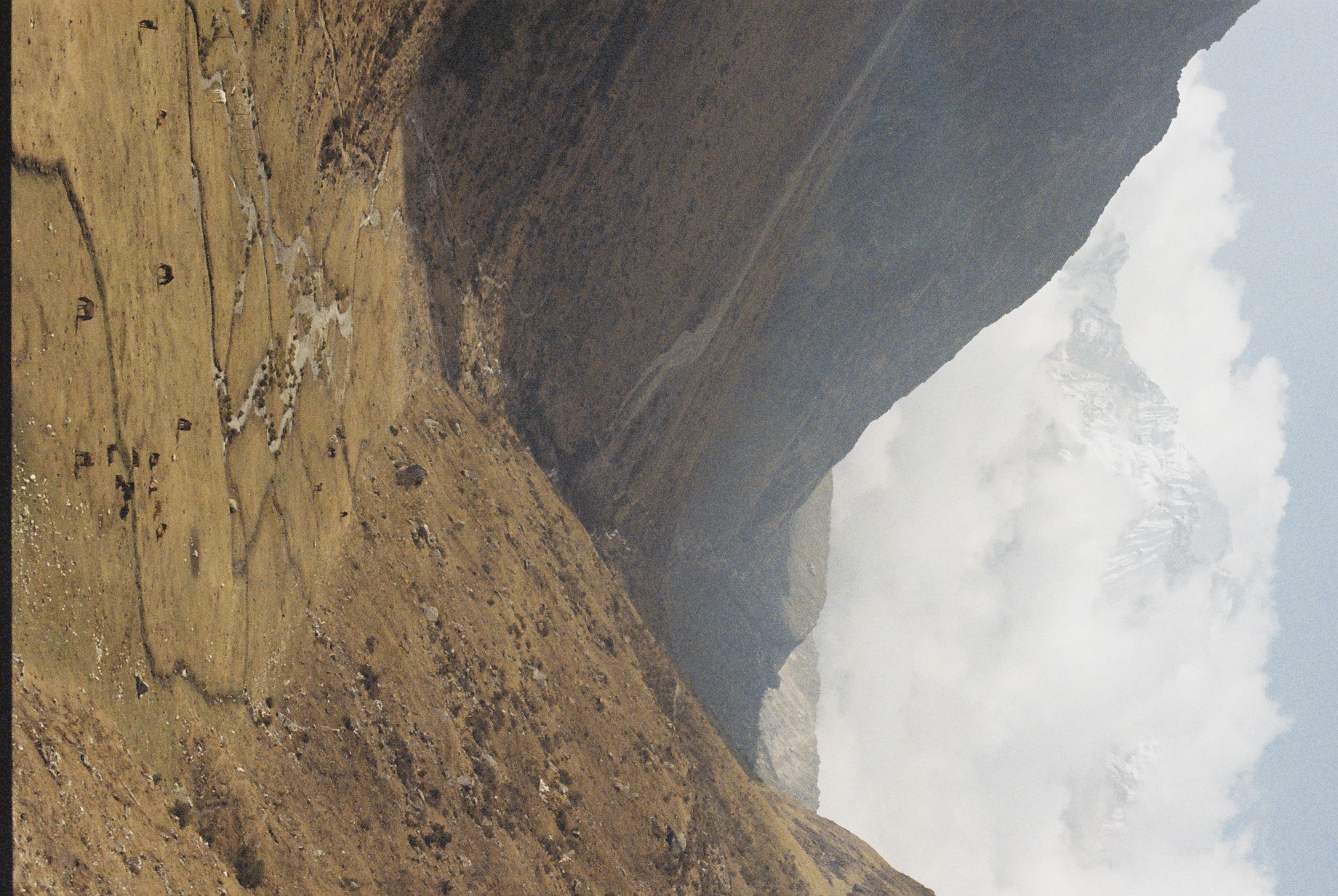 Landscape on the Salkantay trek, Peru