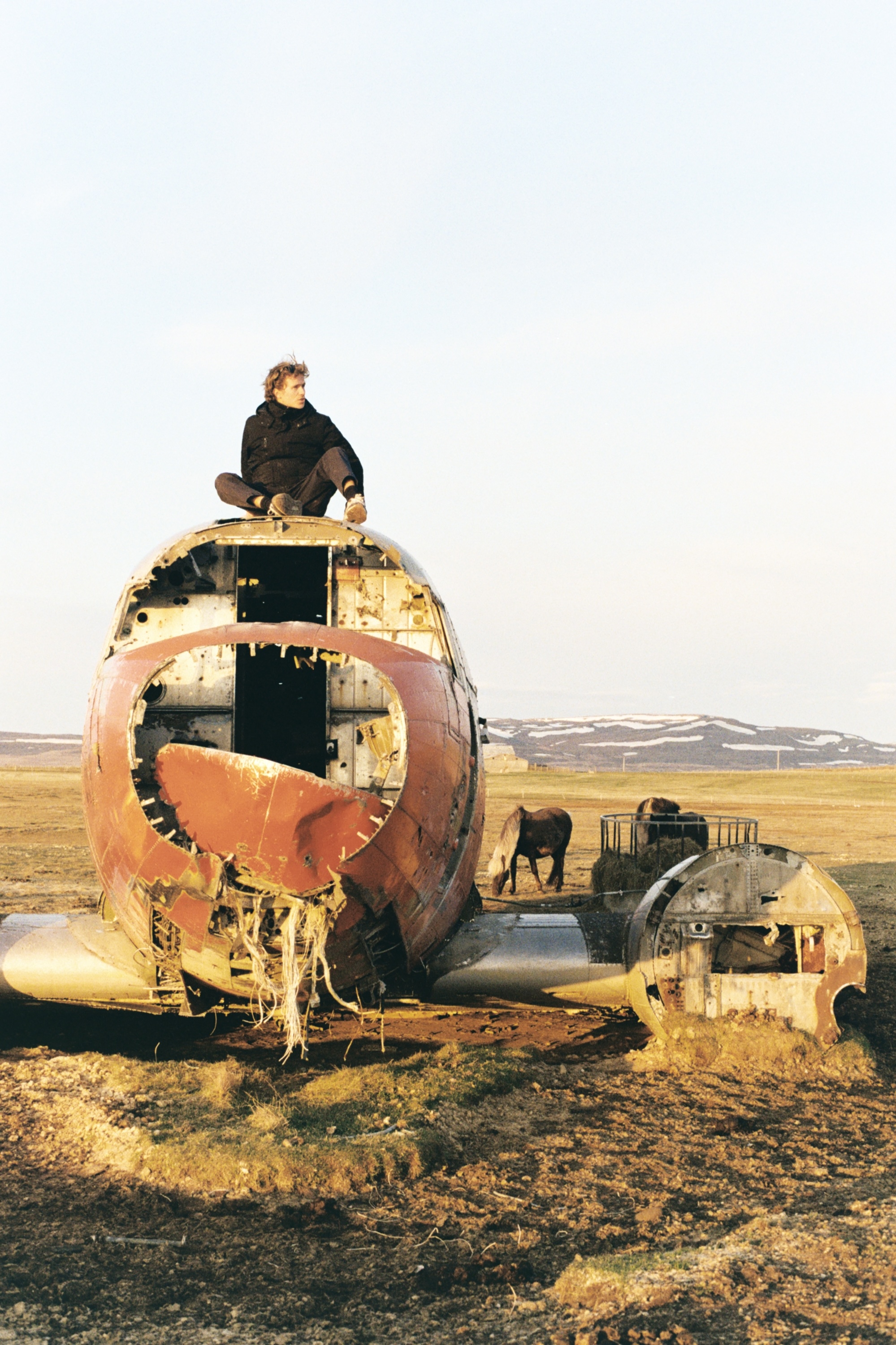 Crashed plane near Thorshofn