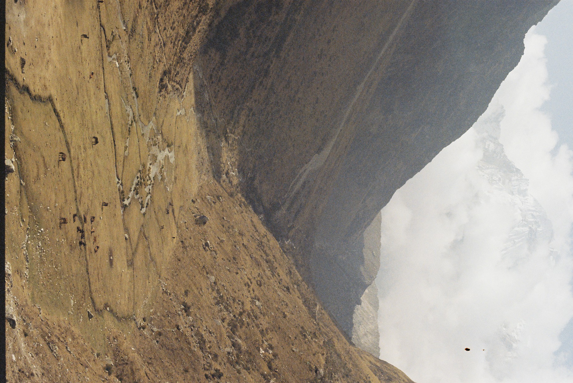 Mountain landscape on the Machu Picchu trek