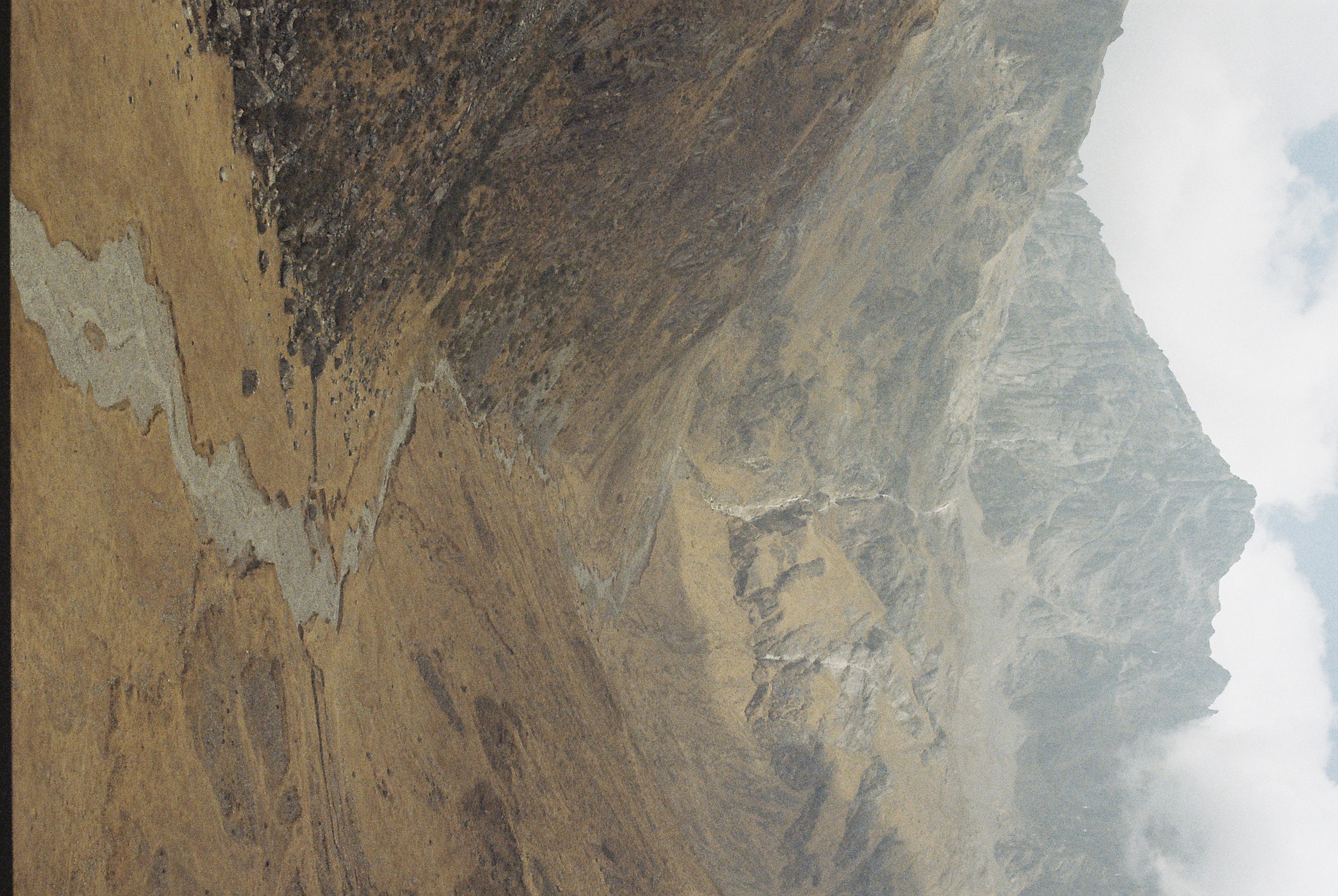 Mountain river along the Salkantay trek